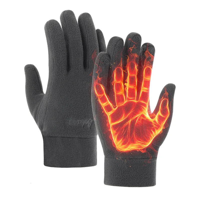 Outdoor 🔥Thermal Fleece Windproof Winter Cycling Gloves Men 🔥TouchScreen📲