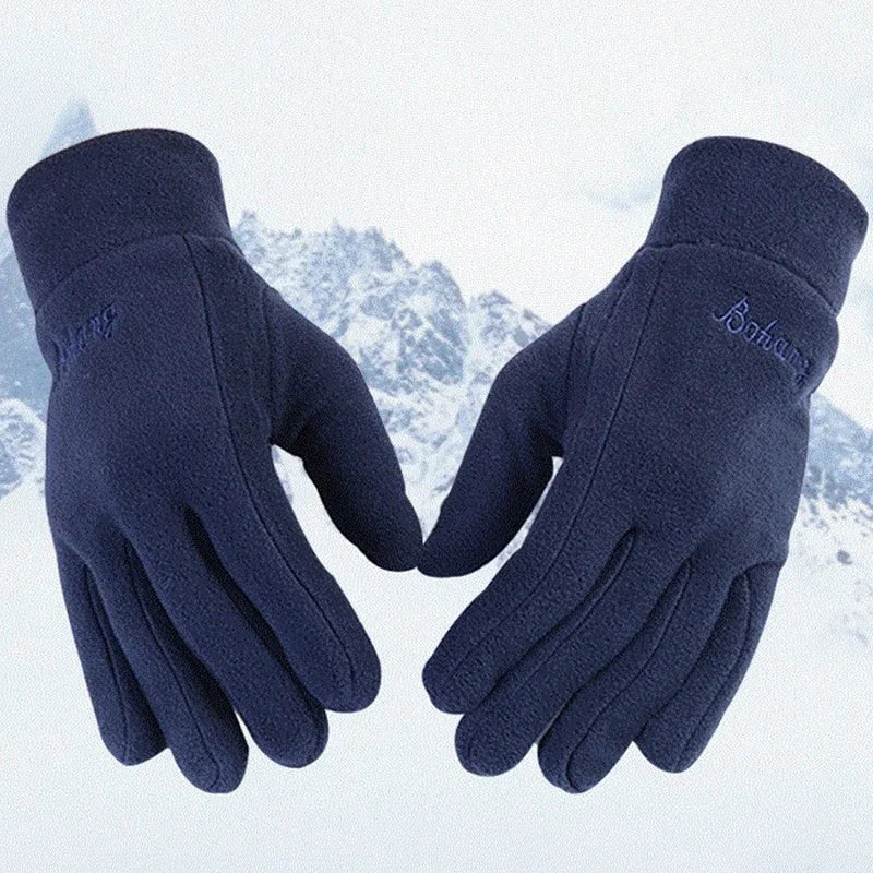 Outdoor 🔥Thermal Fleece Windproof Winter Cycling Gloves Men 🔥TouchScreen📲