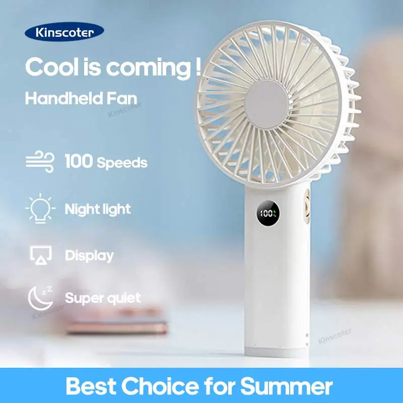 ❄️New ❄️Handheld Personal Fan Portable Mini USB Hand Fan 3600mAh 🔋Rechargeable🔋