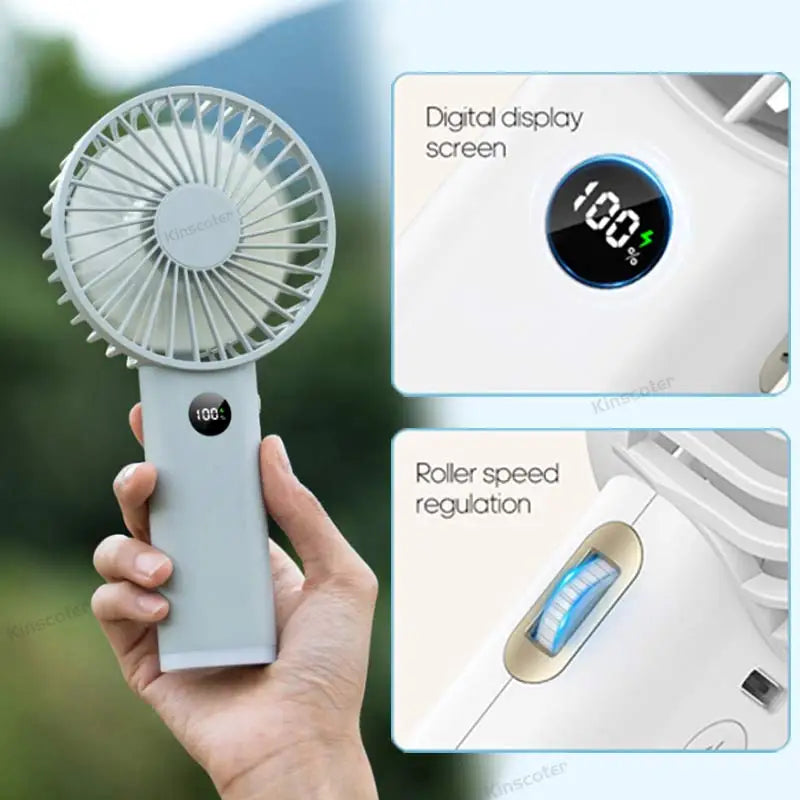 ❄️New ❄️Handheld Personal Fan Portable Mini USB Hand Fan 3600mAh 🔋Rechargeable🔋