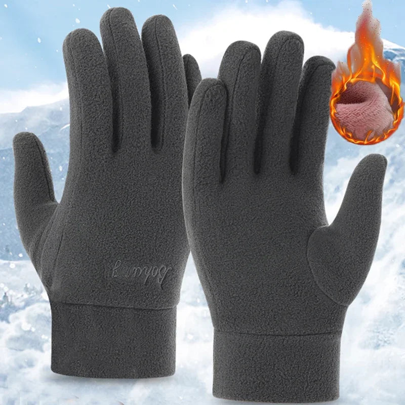 Outdoor 🔥Thermal Fleece Windproof Winter Cycling Gloves Men 🔥TouchScreen📲