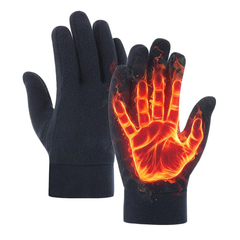 Outdoor 🔥Thermal Fleece Windproof Winter Cycling Gloves Men 🔥TouchScreen📲